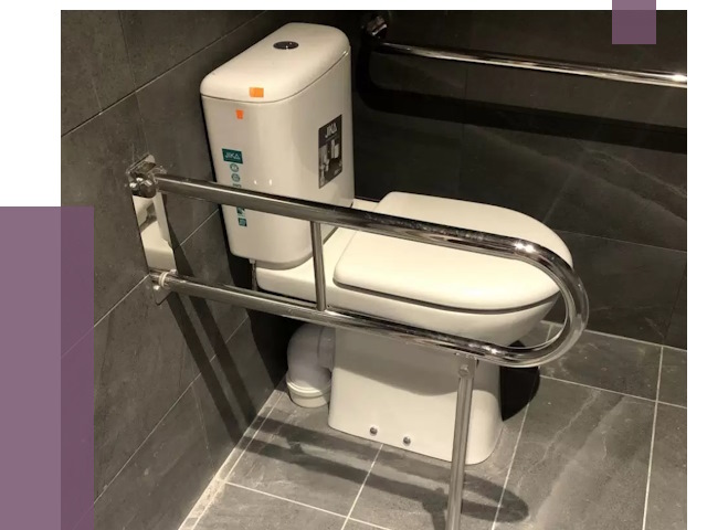 Поручни для санузлов в Кимовске от 4329 руб. | ПРОЛЁТ-Кмв