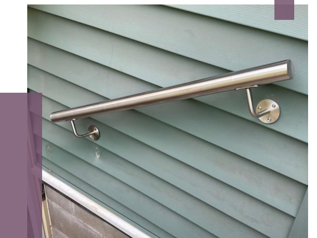 Поручни из нержавеющей стали в Кимовске от 7731 руб.  | ПРОЛЁТ-Кмв