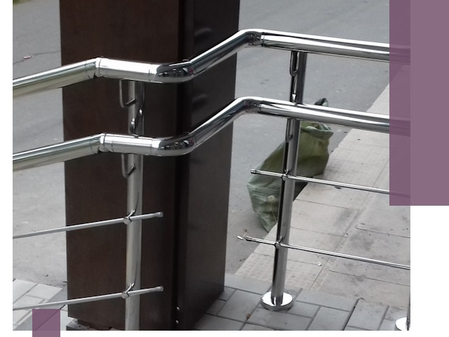 Монтаж поручней из нержавеющей стали в Кимовске качественно и быстро